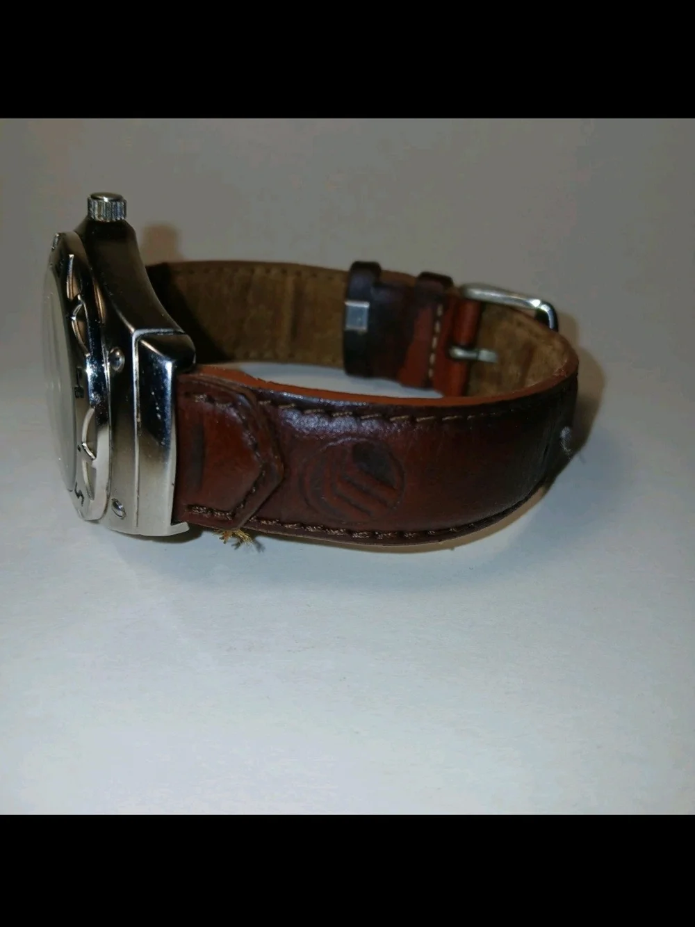 ​Vintage Ford Motor Co Mercury Wristwatch Official Licensed Leather Strap Watch